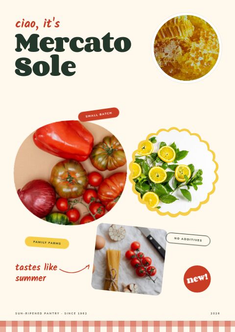 Food & Beverage — Cover · sticker page