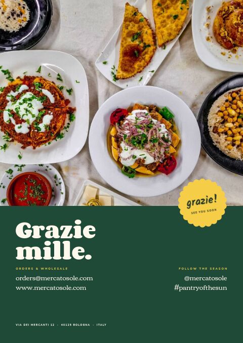 Food & Beverage — Back Cover page