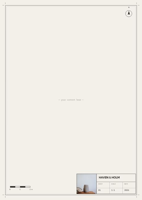 Furniture & Home — Framed Blank page