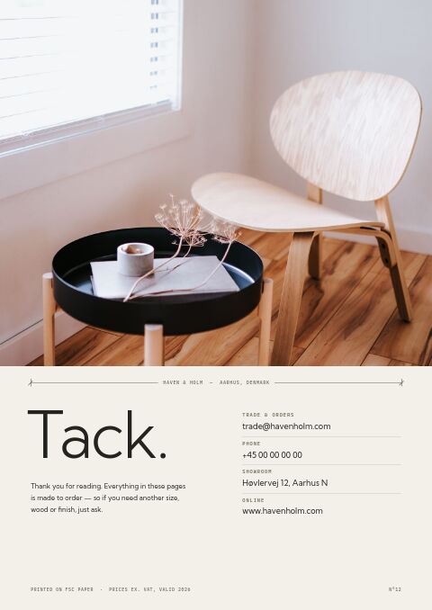 Furniture & Home — Back Cover page