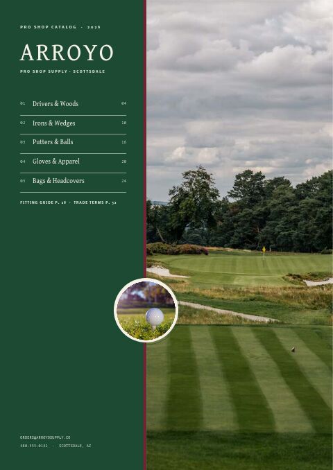Golf & Club — Cover · split page