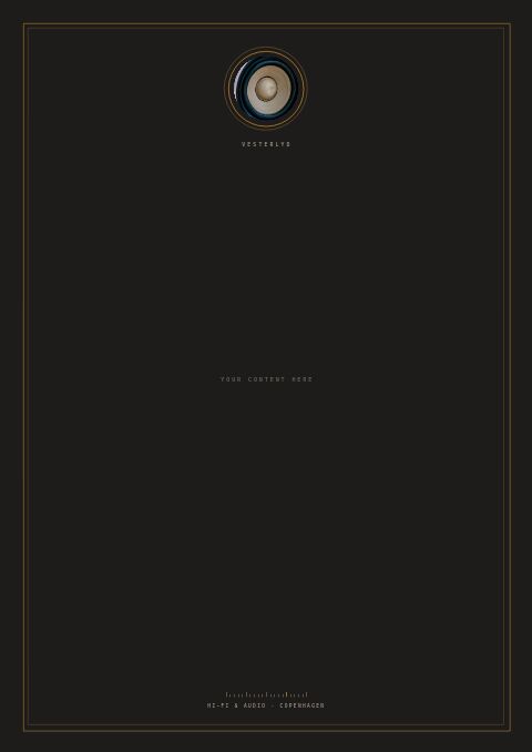 Hi-Fi & Audio — Framed Blank page