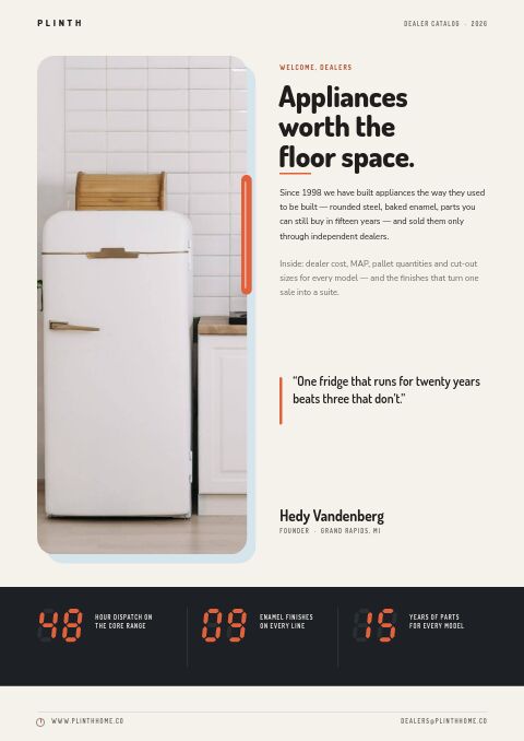Appliances Premium — Welcome / About page