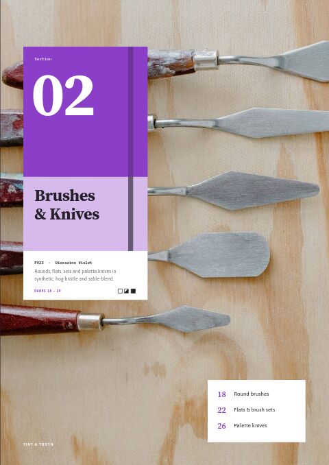 Arts & Crafts Premium — Collection Divider page