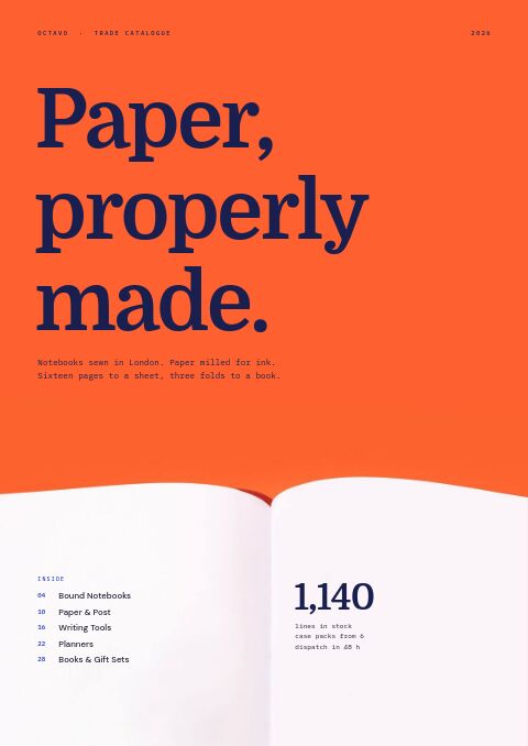 Books & Stationery Premium — Cover · poster page