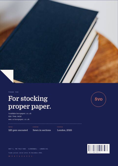 Books & Stationery Premium — Back Cover page