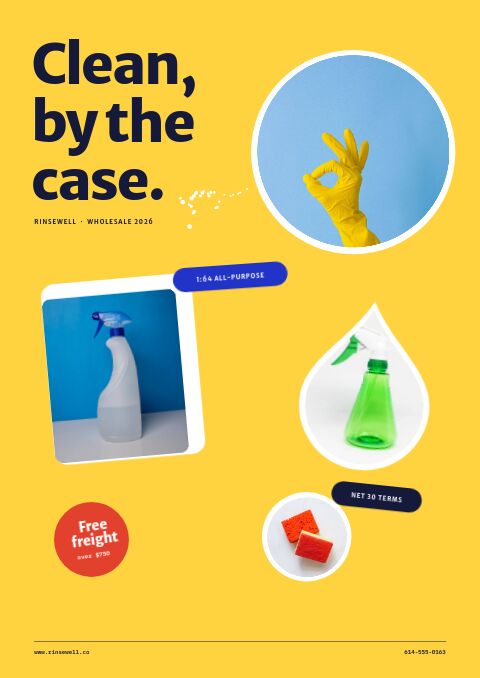 Cleaning Supplies Premium — Cover · sticker page