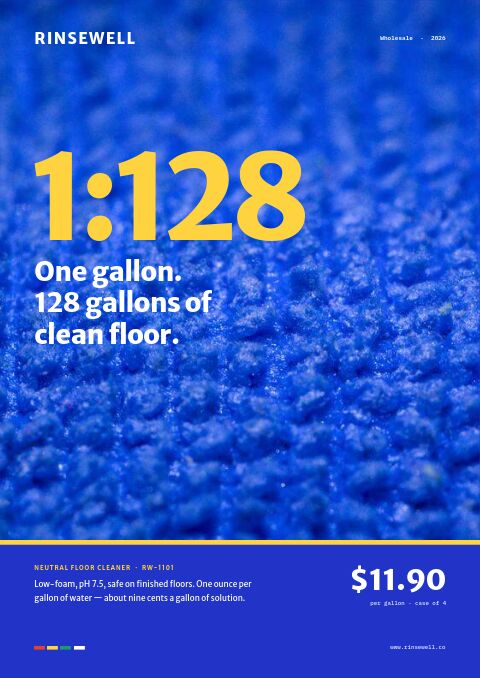 Cleaning Supplies Premium — Cover · poster page