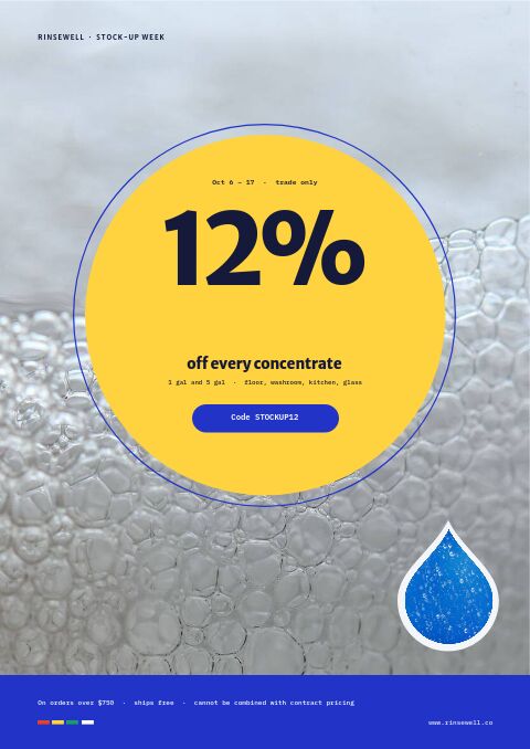 Cleaning Supplies Premium — Promo / Sale page