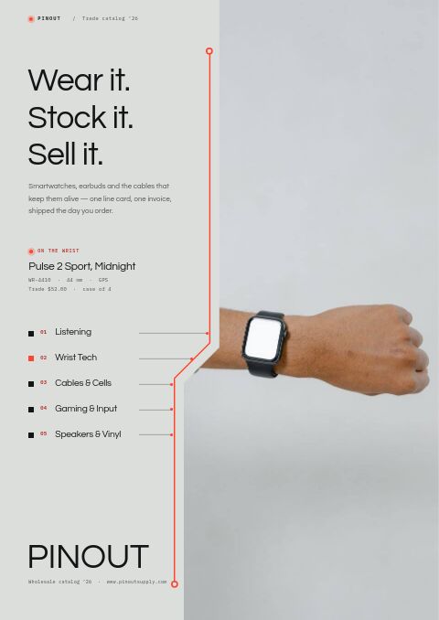 Electronics Premium — Cover · split page