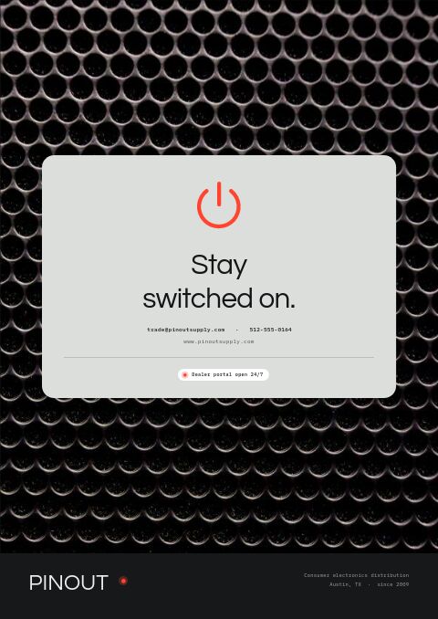 Electronics Premium — Back Cover page