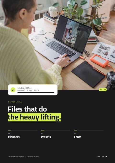 Digital Products Premium — Cover · band page