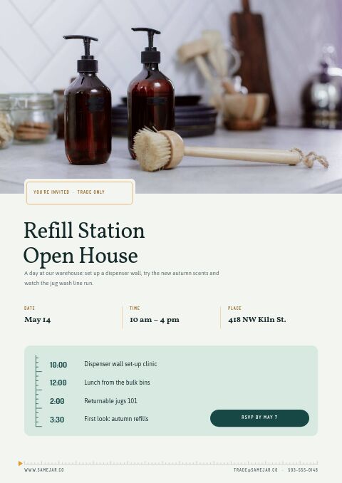 Eco-Friendly Products Premium — Event / Launch page