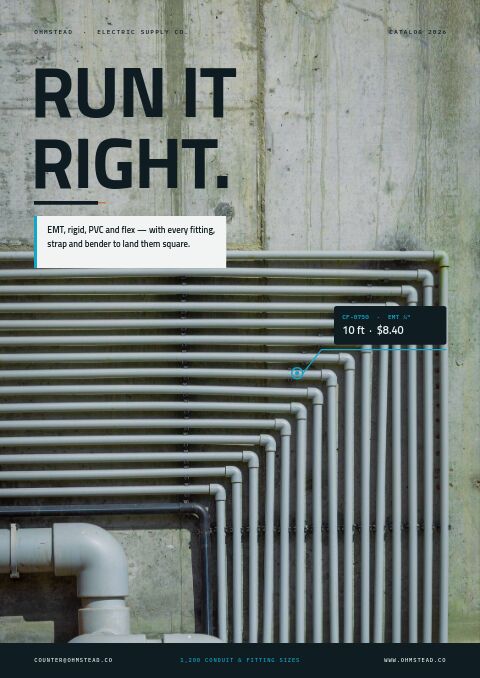 Electrical Supplies Premium — Cover · poster page