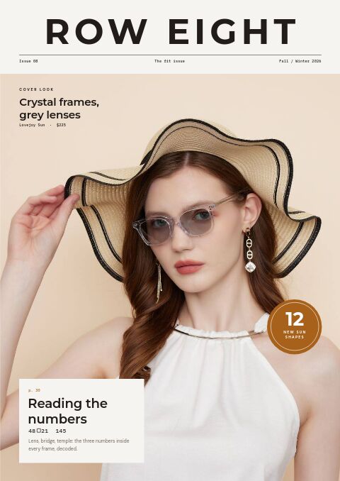 Eyewear Premium — Cover · magazine page