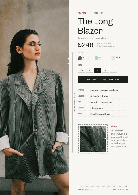 Fashion Premium — Featured Product page