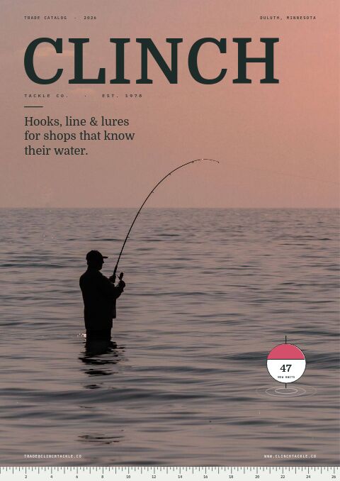 Fishing Premium catalog template cover