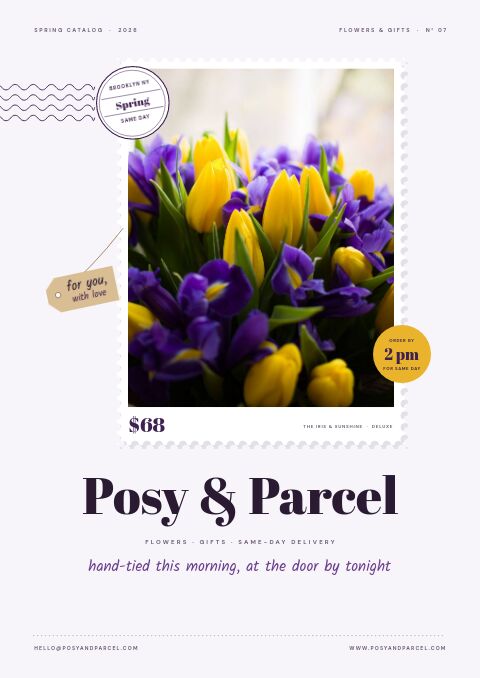 Flowers & Gifts Premium — modello di catalogo premium