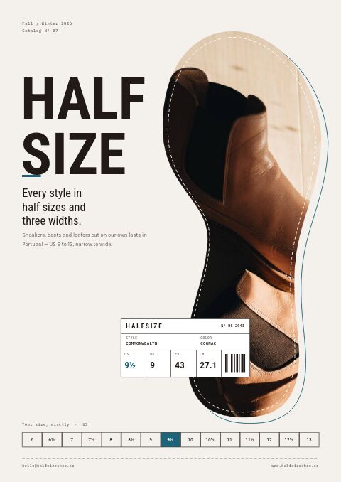 Footwear Premium — modello di catalogo premium