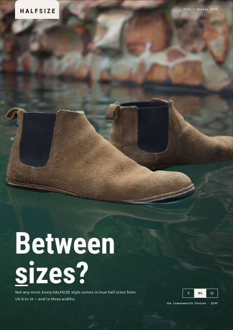 Footwear Premium — Cover · poster page