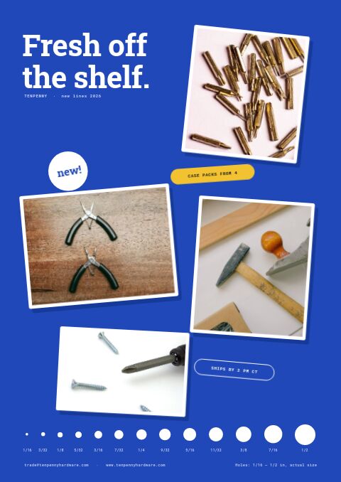 Hardware & Tools Premium — Cover · sticker page