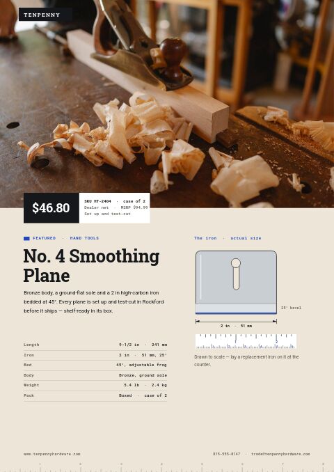 Hardware & Tools Premium — Featured Product page
