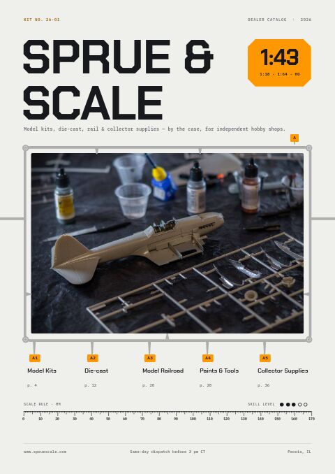 Hobby & Collectibles Premium — modello di catalogo premium