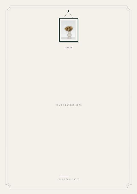 Home Decor Premium — Framed Blank page