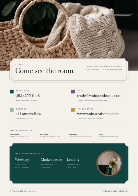 Home Decor Premium — Contact / Info page