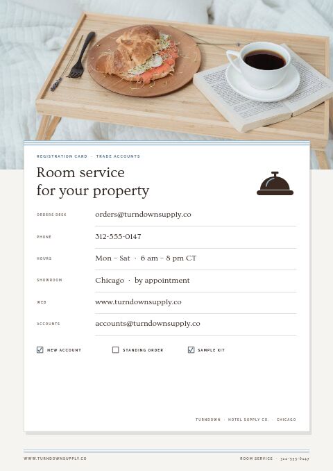 Hotel Supplies Premium — Contact / Info page