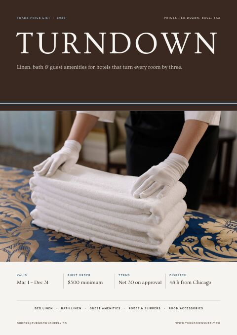 Hotel Supplies Premium — Cover · band page