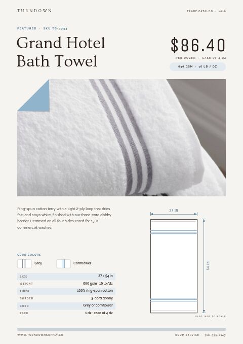 Hotel Supplies Premium — Featured Product page