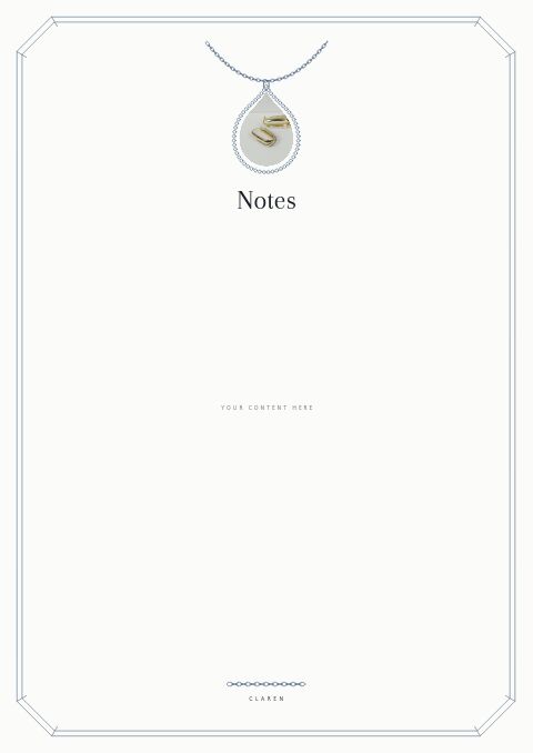 Jewelry Premium — Framed Blank page