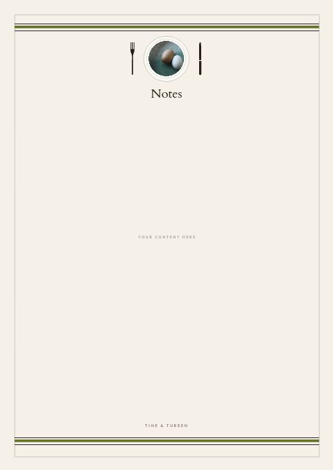 Kitchen & Dining Premium — Framed Blank page