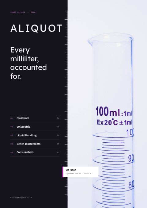 Laboratory Equipment Premium — Cover · split page