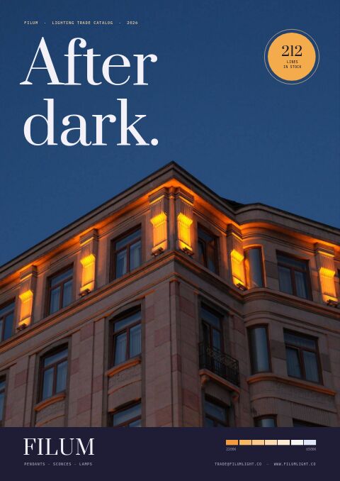 Lighting Premium — Cover · poster page