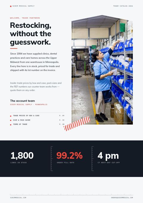 Medical Supplies Premium — Welcome / About page