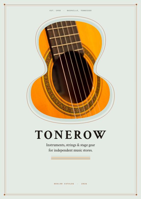 Music & Instruments Premium — Cover · framed page
