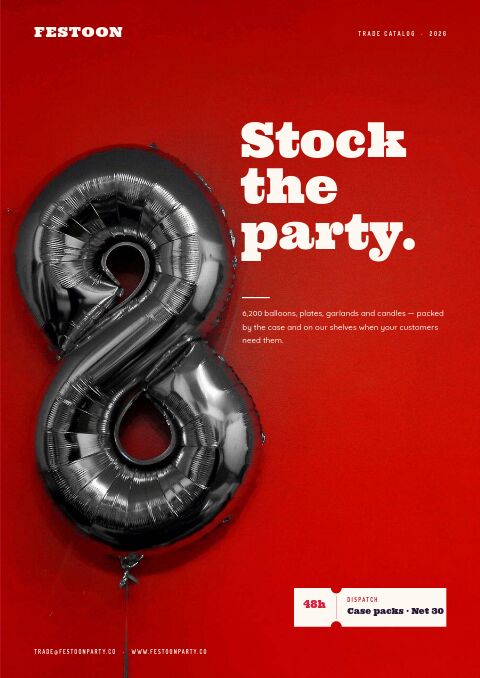 Party Supplies Premium — Cover · poster page