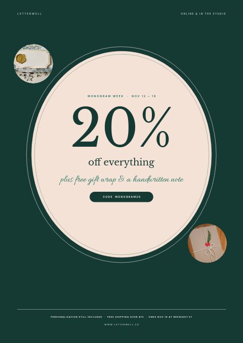 Personalized Products Premium — Promo / Sale page