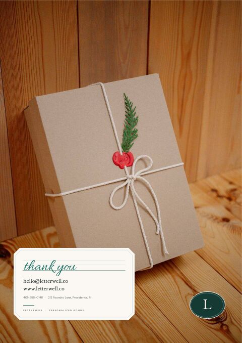 Personalized Products Premium — Back Cover page