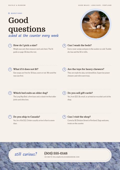 Pet Supplies Premium — FAQ page