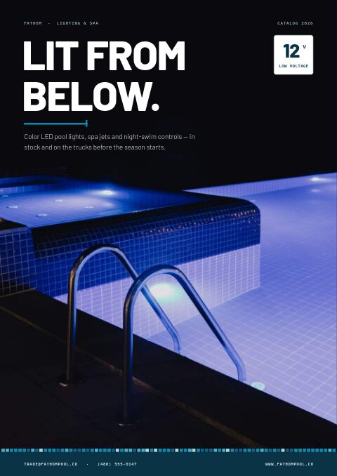 Pool & Spa Premium — Cover · poster page