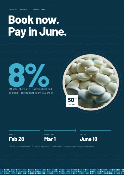 Pool & Spa Premium — Promo / Sale page