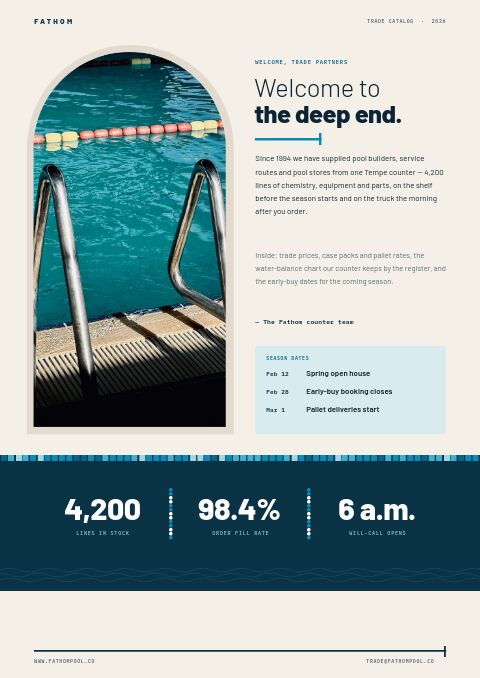 Pool & Spa Premium — Welcome / About page