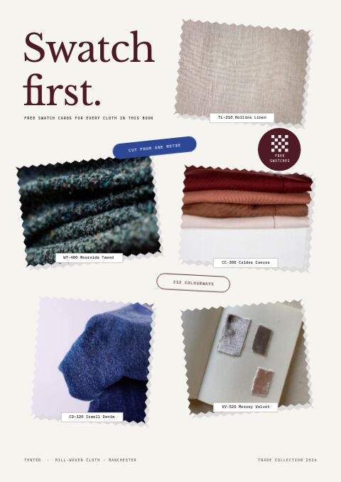 Textiles & Fabrics Premium — Cover · sticker page