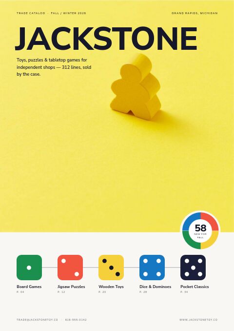 Toys & Games Premium — modello di catalogo premium