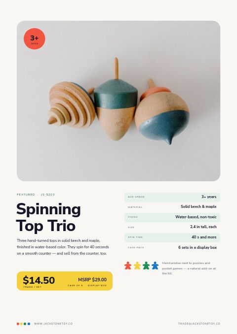 Toys & Games Premium — Featured Product page