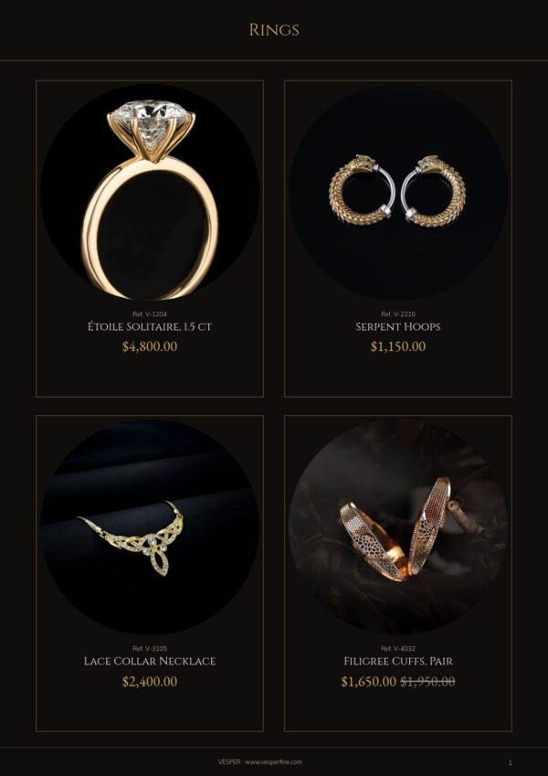 Jewelry & Accessories — product page, 2 × 2 grid
