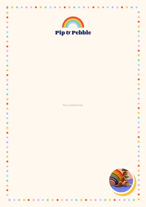 Kids & Toys — Framed Blank page